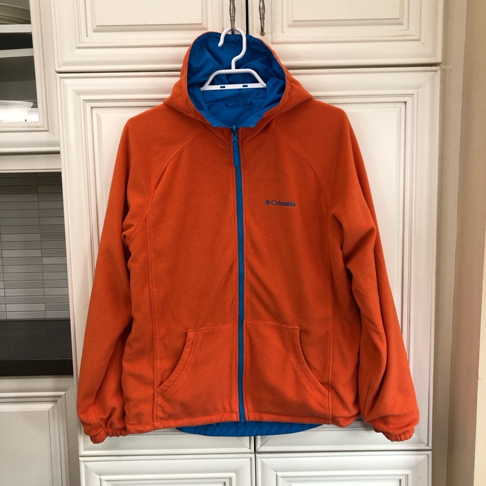 Columbia reversible boys fleece jacket